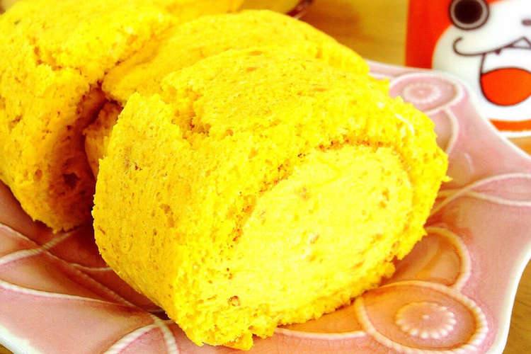 お砂糖なし粉30gほぼ南瓜のロールケーキ レシピ 作り方 By Misumisu07 クックパッド 簡単おいしいみんなのレシピが365万品