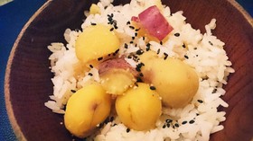 切り餅で簡単!おこわ風 栗ご飯