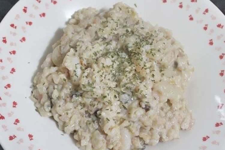マッシュルーム クリームリゾット レシピ 作り方 By Cook ママ クックパッド 簡単おいしいみんなのレシピが352万品