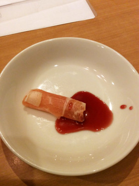 生ハムのクリームチーズ巻きでハロウィン