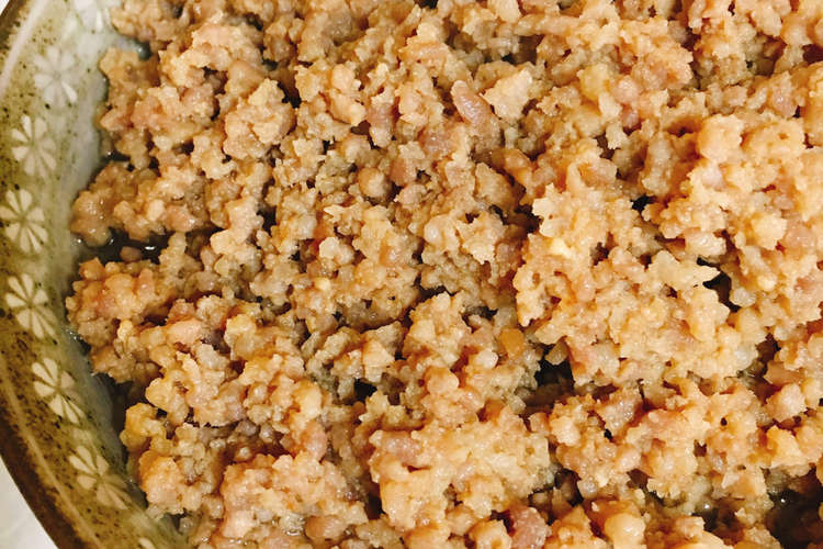 作り置きやお弁当に 煮るだけ簡単 肉味噌 レシピ 作り方 By Misumisu07 クックパッド
