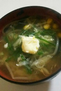 【簡単】味噌ラーメン風☆スープ