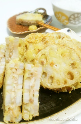 ウチはツナで!大好き♡蓮根 はさみ揚げ♡