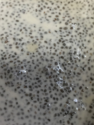 チアシードのココナッツミルクプディングの写真