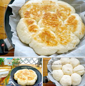 発酵から焼きまでフライパンでちぎりパン♪