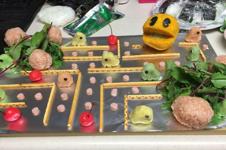 キャラご飯 パックマン レシピ 作り方 By かえるこっこ クックパッド 簡単おいしいみんなのレシピが352万品