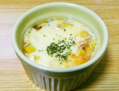 【レンジで簡単】ケチャマヨチーズコーンの写真