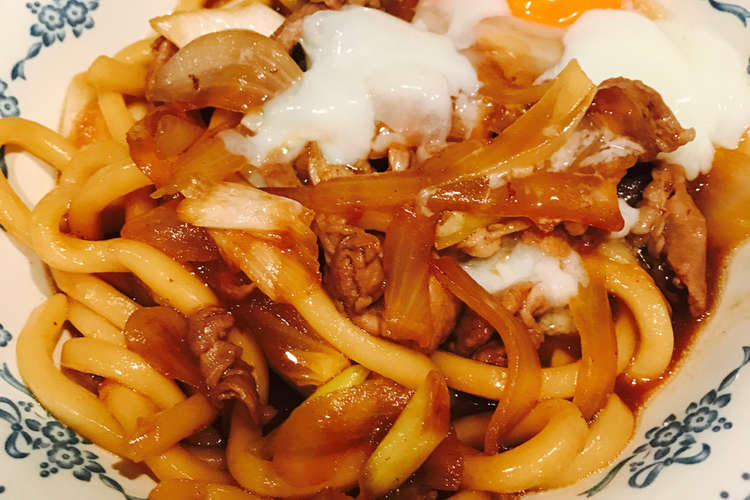 超簡単 すき焼き風うどん レシピ 作り方 By クックh8tzr9 クックパッド 簡単おいしいみんなのレシピが355万品