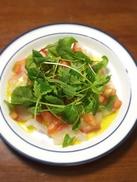 鯛のカルパッチョ