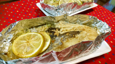 淡白な魚はこれ【鱈の味噌マヨホイル焼き】の写真