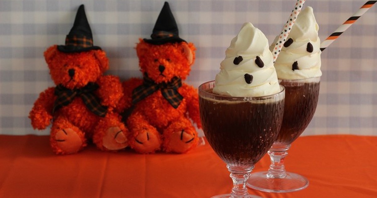 ハロウィンにお化けのコカ コーラフロート レシピ 作り方 By 五条まあさっちん クックパッド 簡単おいしいみんなのレシピが354万品