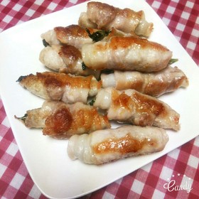 豚肉の梅しそ巻き