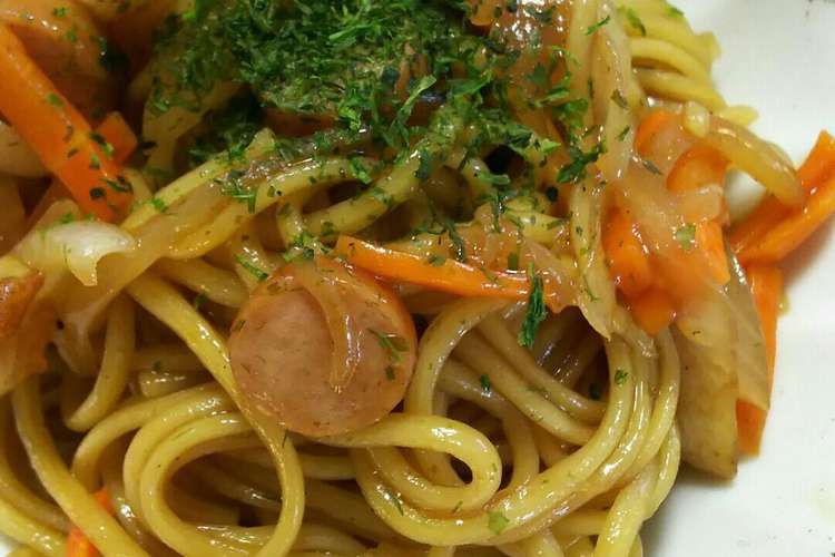 休日のお昼に 簡単子供向け甘口焼そば レシピ 作り方 By Sominemama クックパッド 簡単おいしいみんなのレシピが360万品