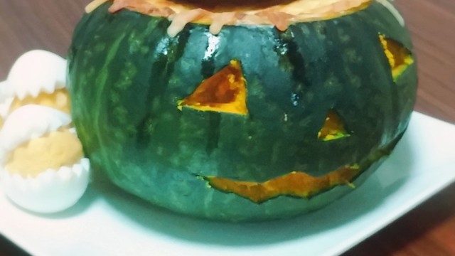 ハロウィンかぼちゃのジャックオランタン レシピ 作り方 By チビうい クックパッド 簡単おいしいみんなのレシピが350万品