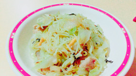 お茶漬けの素の激ウマ!!焼きそば
