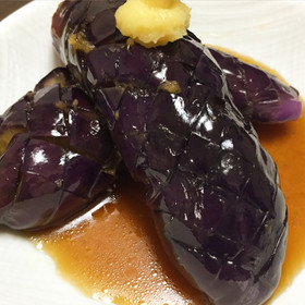 *レンジだけで簡単茄子の煮びたし風*