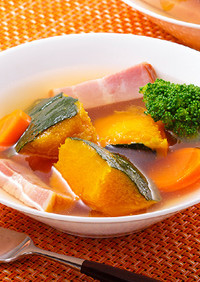 かぼちゃゴロっとスープ野菜