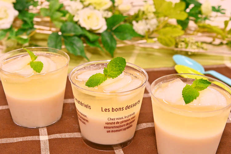 梨と甘酒のゼリー レシピ 作り方 By 群馬県 ぐんまちゃん クックパッド