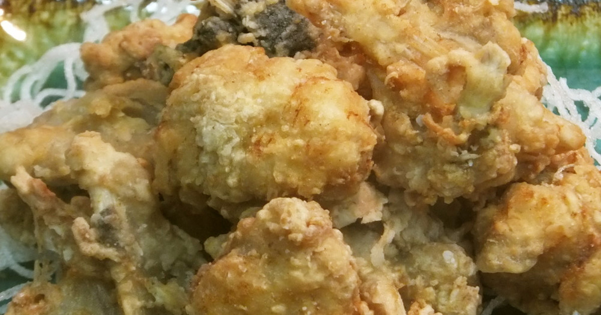 バリバリ あんこうの骨付き唐揚げ レシピ 作り方 By きくゆう屋 クックパッド 簡単おいしいみんなのレシピが361万品