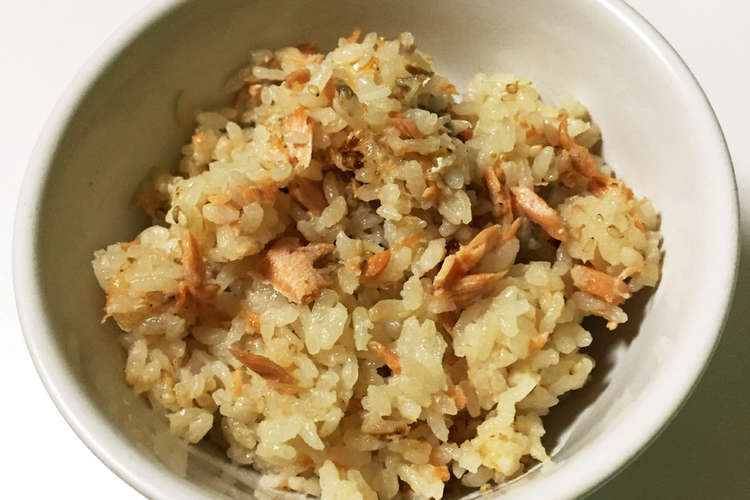 鮭の味噌炊き込みご飯 レシピ 作り方 By みいたむさん クックパッド 簡単おいしいみんなのレシピが357万品