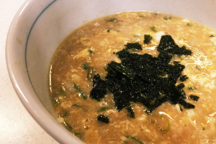 うどんの残り汁で シンプルおじや レシピ 作り方 By 墨染乱滝 クックパッド 簡単おいしいみんなのレシピが371万品