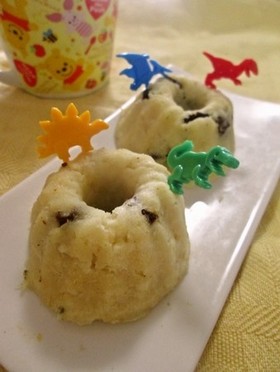 卵なし☆レンジで簡単♬おから蒸しパン