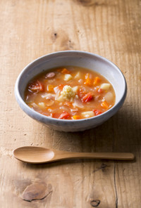 大麦と生姜のスープ