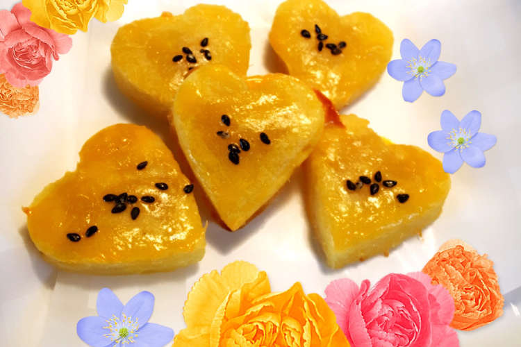 可愛いハートのスイートポテト レシピ 作り方 By あいずみん クックパッド 簡単おいしいみんなのレシピが352万品