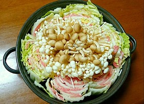 簡単!ミルフィーユ鍋 白だしVer.