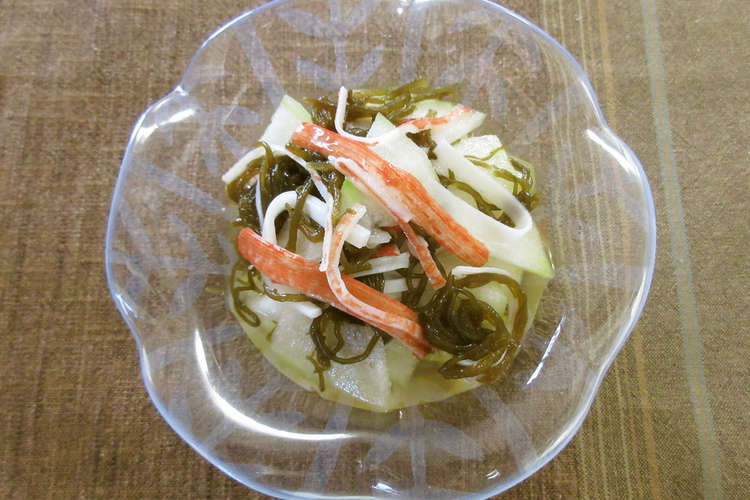 冬瓜ともずくの酢の物 レシピ 作り方 By Rokko クックパッド