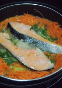 鮭と野菜の簡単鍋