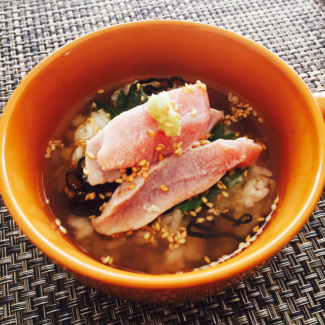 手巻き寿司の残りで 海鮮お茶漬け レシピ 作り方 By きよちゃん嫁 クックパッド 簡単おいしいみんなのレシピが358万品