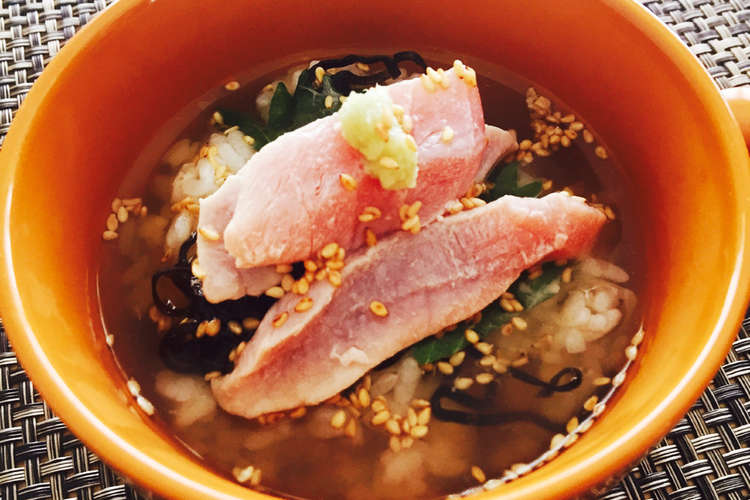 手巻き寿司の残りで 海鮮お茶漬け レシピ 作り方 By きよちゃん嫁 クックパッド 簡単おいしいみんなのレシピが353万品
