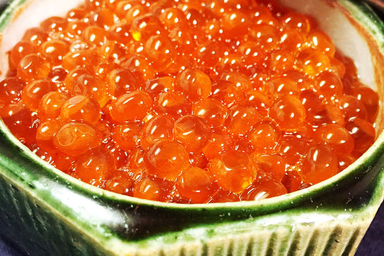 簡単 イクラのあごだし入り醤油漬け レシピ 作り方 By ひろいくみ クックパッド 簡単おいしいみんなのレシピが353万品