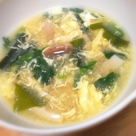 秘密はオイスターソース♪簡単!中華スープ