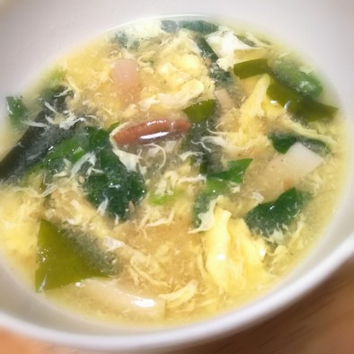 秘密はオイスターソース♪簡単！中華スープの写真