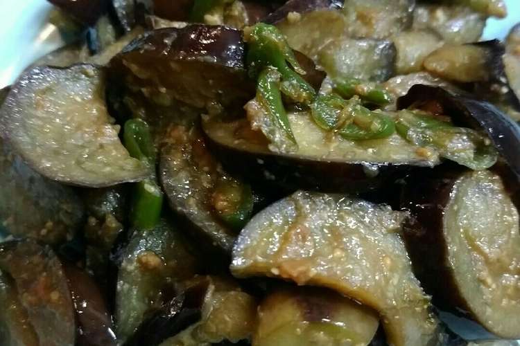 なすと青唐辛子の味噌炒め レシピ 作り方 By Dhud クックパッド 簡単おいしいみんなのレシピが357万品