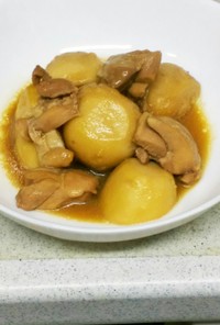 里芋と鶏肉の味噌煮