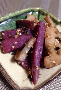 【簡単】紫さつま芋のきんぴら★