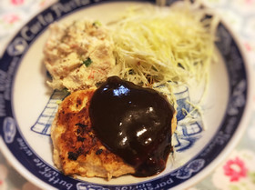 ■超簡単『鶏挽肉の極上ハンバーグ』の極意