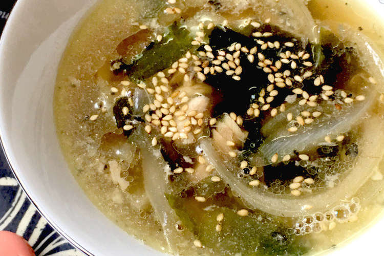 簡単 ダシダで韓国風 さば缶わかめスープ レシピ 作り方 By ぷよりんご クックパッド 簡単おいしいみんなのレシピが356万品