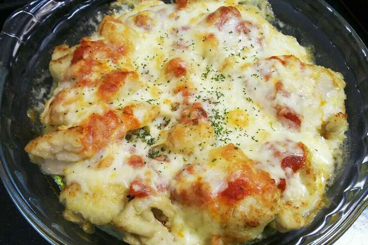 柔らかチキンのチーズ焼き サイゼリヤ再現 レシピ 作り方 By Pokoぽん 彡 クックパッド 簡単おいしいみんなのレシピが352万品