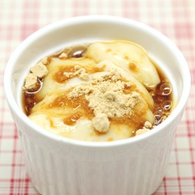 豆乳パンナコッタ 米麹りんごの酢ソース