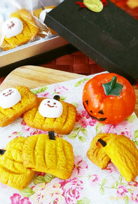 ハロウィン♥さくさくかぼちゃクッキー