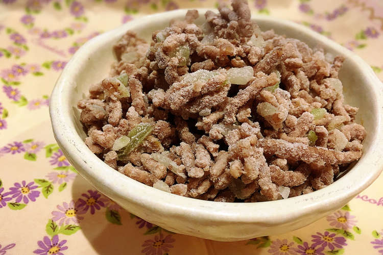 合挽き肉で便利な冷凍常備菜 塩そぼろ レシピ 作り方 By あさコロモ クックパッド 簡単おいしいみんなのレシピが352万品