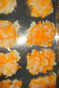 みじん切り野菜の冷凍