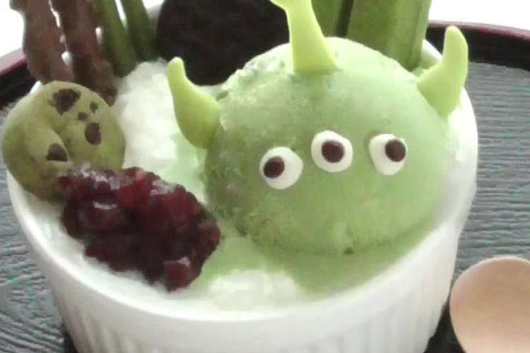 リトルグリーンメン抹茶パフェ レシピ 作り方 By Cutedream クックパッド