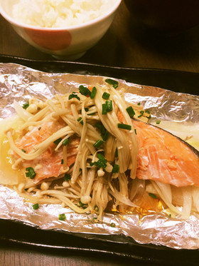 旬を食べよう!鮭のホイル焼き