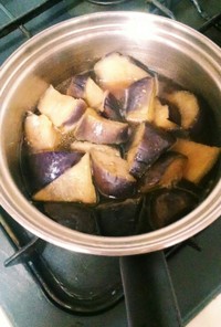 超簡単＆美味しい 冷凍茄子のソバつゆ煮