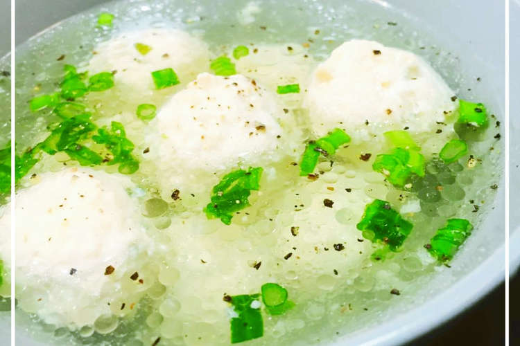 糖質オフ 鶏つみれ塩スープ レシピ 作り方 By ｍｙロカボレシピ クックパッド
